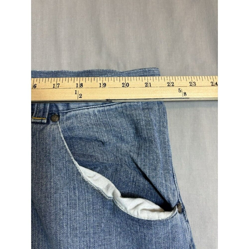 Vintage Rocawear Shorts Mens 40 Jean Blue Y2K Streetwear Wide Leg Baggy - Picture 4 of 8